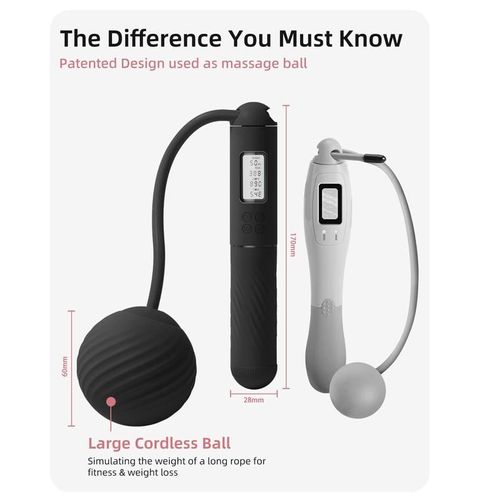 🔥Skipping Rope with Counter (Gravity Ball with-without Rope)