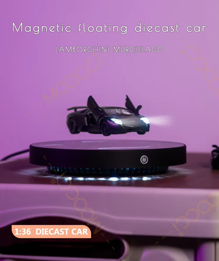 🚗YOUR DREAM CAR, FLOATING IN STARLIGHT! Maglev tech lifts the alloy supercar, touch - activated star base glows. Every detail—from brake calipers to rims—shines. A desk display that screams SCI - FI EPIC—car lovers lose their minds!