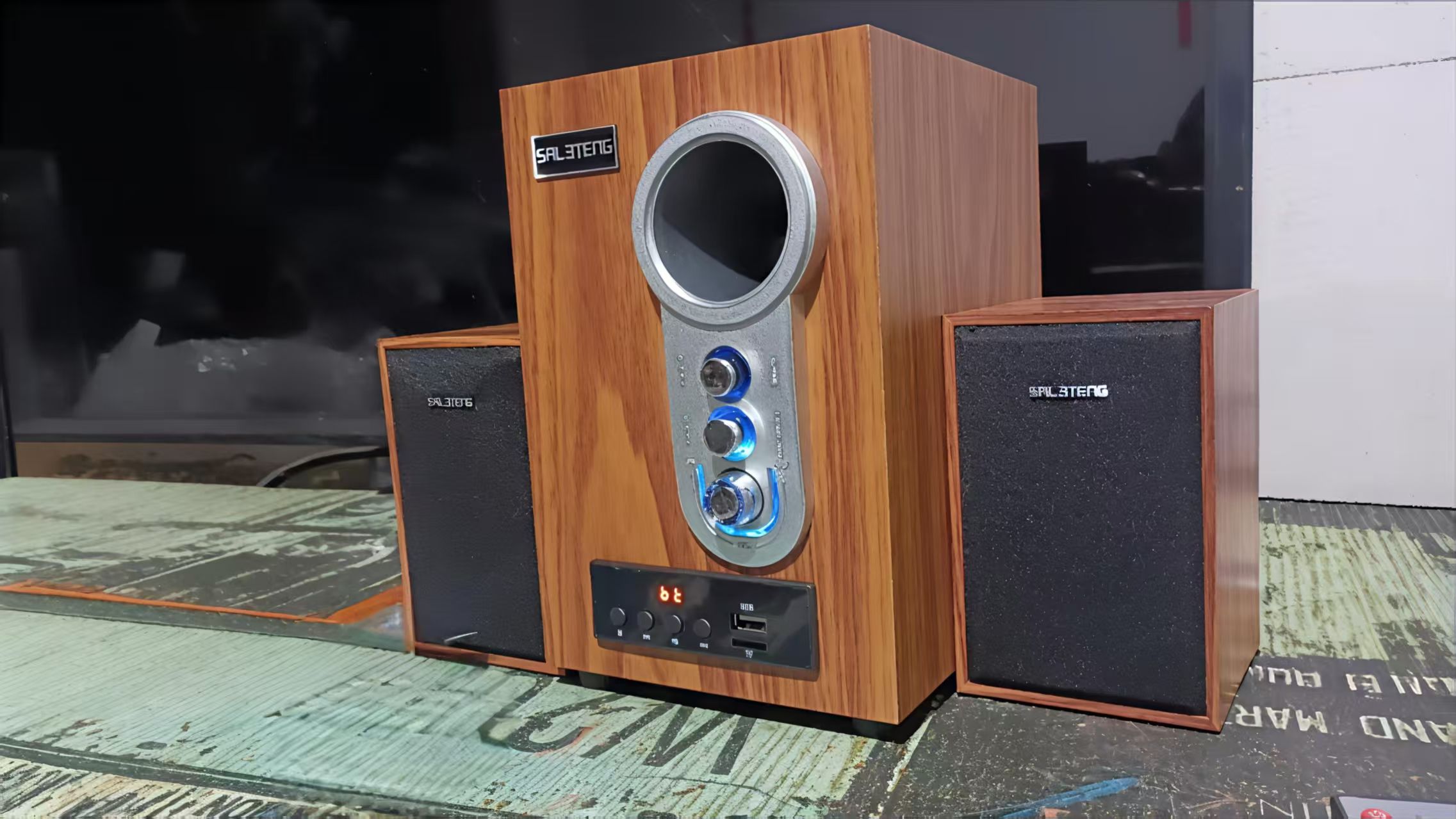 ✨Home audio Superb sound quality, Bluetooth and wired dual-channel use