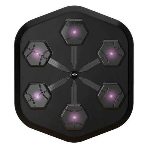 Mini treinamento de reação de boxe eletrônico montado na parede interno jogo de treinamento de música inteligente boxe