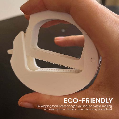 Clipe de segurança para vedação de alimentos para armazenamento diário em casa