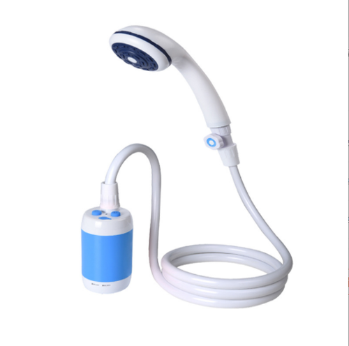 Artefato de banho ao ar livre conveniente para transportar dormitório acampamento chuveiro conveniente bomba de água recarregável