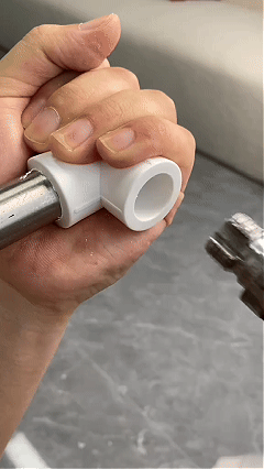 3Pcs PVC Pipe Threader Kit, 1/2, 3/4 and 1 Inch Pipe Thread Cutting Tool, Integrated Internal and External, Pipe Tapping and Threading Tool, Electric Drill Style Dual Function, PVC Cutting Tool