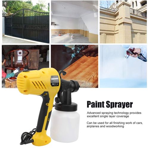 Paint Sprayer, 400W Home Handheld Electric Spray Gun with 800ML Container Lightweight, Easy Spraying Perfect for Furniture, Fence, Walls, Door, Ceiling