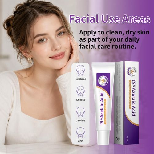 Azelaic Acid Cream, Niacinamide & Centella Asiatica for Face, 2 Pack x 20g, Hydrating & Smoothing Facial Lotion, Supports Smooth‑Looking Skin Texture for All Skin Types