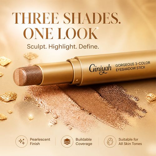 3 Color Eyeshadow Stick，New Long Lasting & Waterproof Creamy Eye Shadow，Portable Glitter shadow for Women，Smudge-Proof Long Lasting，Shimmer shadow for Day and Night