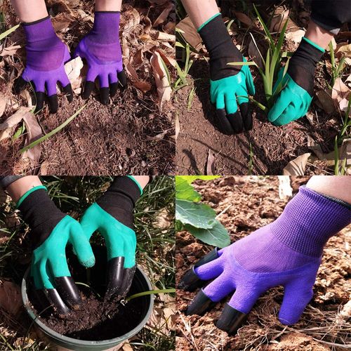 Garden Gloves with Claws,Claw Gardening Gloves for Digging,Planting, Weeding, Seeding-Waterproof for Men and Women