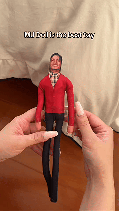 Michael Jackson Role-Playing Prop Doll, Plush Toy, Room Decor, Abstract Jointed Figure, Gift Item, Trendy Character Accessory, Multi Jointed Collectible