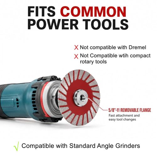 5-Piece 40mm Diamond Engraving Blade & Saw Kit with Removable Flange (5/8-11 Thread) for Granite Marble Ceramic PVC Precision Lettering - Multi-Material Carving Tools-Red