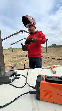 Mini Welding Machine, Upgraded Welder Machine , Portable Stick Welder MMA-250A, IGBT Inverter with Hot Start, Arc Force, Anti-Stick