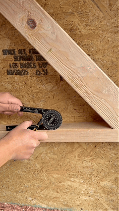 Aluminum Miter Saw Protractor | 7-Inch Rust Proof Angle Finder Featuring Precision Laser Engraved Scales Professional Miter Saw Protractor with Measuring Rulers for Angle Finder Carpentry, Crown Molding Tool & Baseboard building trade men