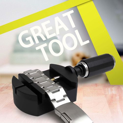 Watch Link Removal Kit, Watch Band Sizing Tool for Watch Strap Adjustment, Watch Pins Replacement, Watch Hammer, Spring bar