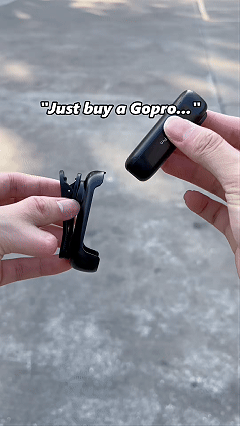 4K Thumb Action Camera, Tiny Size, Mount Anywhere, Small Body Camera, with Spring Clip, Portable Vlogging, Hands-Free POV Recording, Helmet Cam for Cycling, Motorcycle