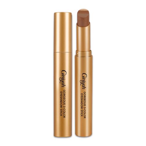 3 Color Eyeshadow Stick，New Long Lasting & Waterproof Creamy Eye Shadow，Portable Glitter shadow for Women，Smudge-Proof Long Lasting，Shimmer shadow for Day and Night