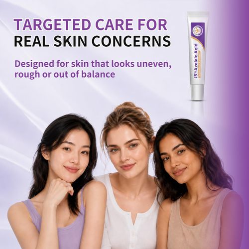 Azelaic Acid Cream, Niacinamide & Centella Asiatica for Face, 2 Pack x 20g, Hydrating & Smoothing Facial Lotion, Supports Smooth‑Looking Skin Texture for All Skin Types