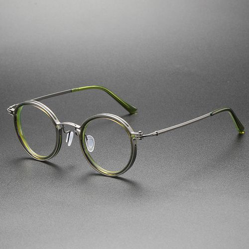 Kael Titanium Vintage Round Eyeglasses Frames