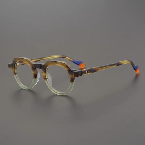 Mateo Round Retro Acetate Glasses Frames