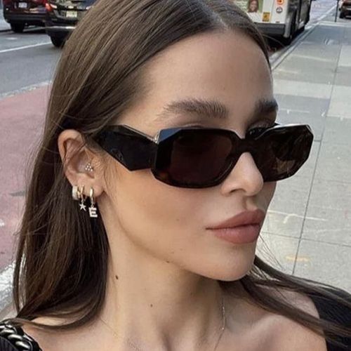 Fashion Square Sunglasses Woman Brand Designer Personality Irregular Vintage Sun Glasses Female Travel Retro Oculos