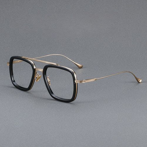 Retro Titanium Square Glasses Frame ST 7806