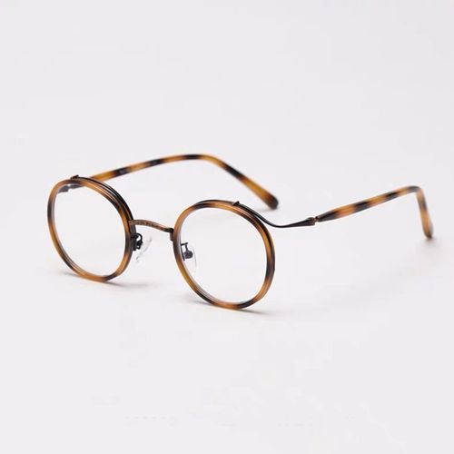 Will TR90 Punk Retro Round Glasses Frame