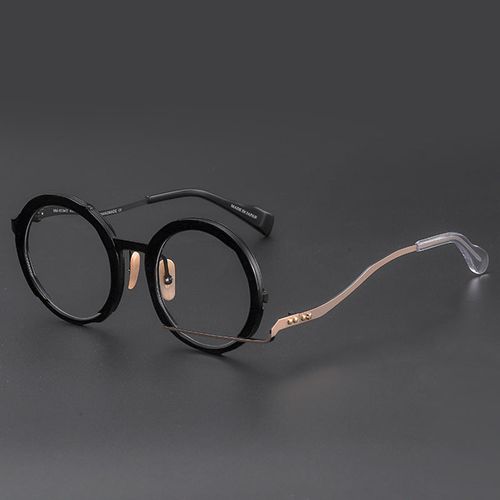 Titanium Vintage Round Eyeglasses Frames MM0034