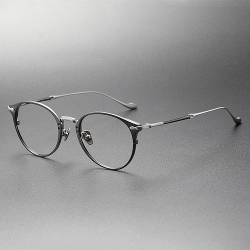 Titanium Oval Glasses Frame M3112