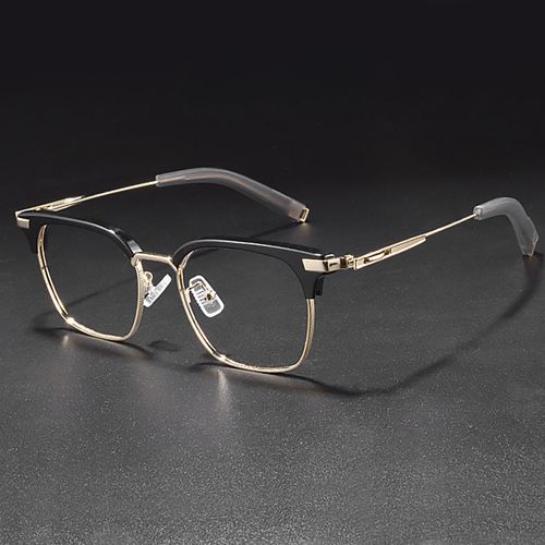 Lorian Retro Titanium Square Glasses Frame