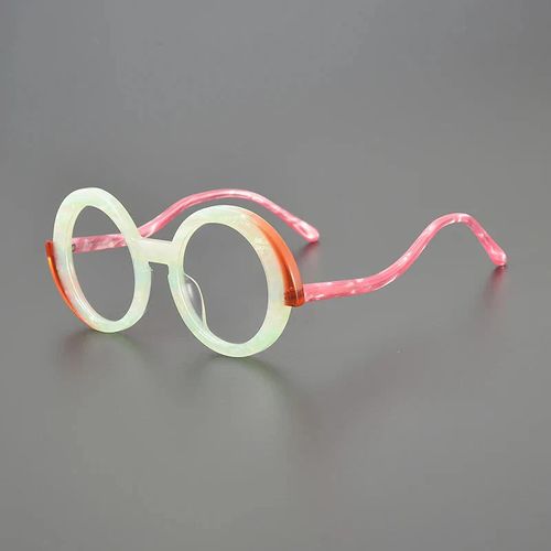 Pax Retro Round Acetate Glasses Frame