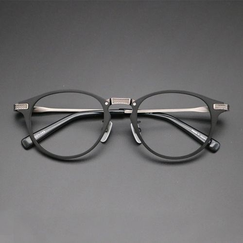 Retro Titanium Square Glasses Frame 20780