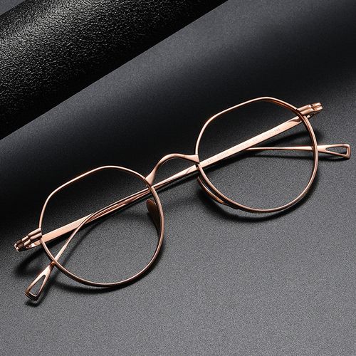 Titanium Geometric glasses Frame  KMN-9916