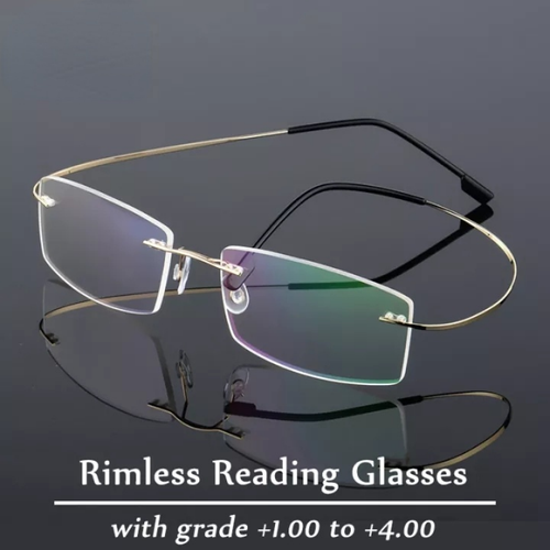 FRAMELESS ANTI-BLUE LIGHT PORTABLE READING GLASSES