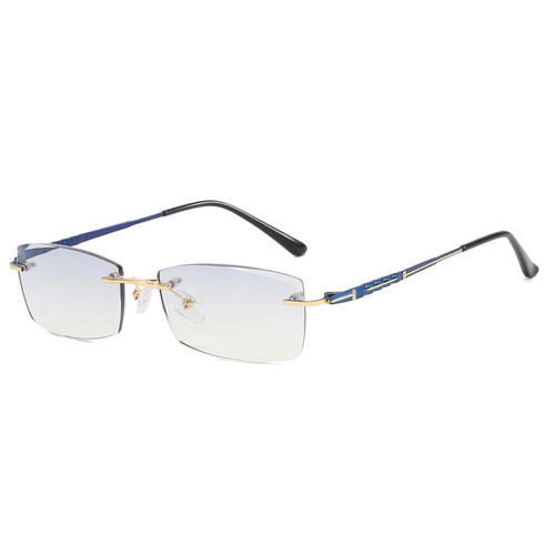 FASHIONABLE RIMLESS ULTRA-LIGHT ANTI-BLUE LIGHT READING GLASSES