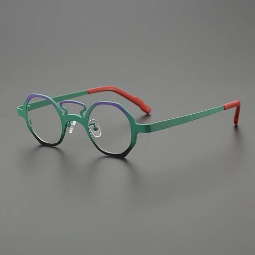 Rich Retro Titanium Optical Glasses Frame