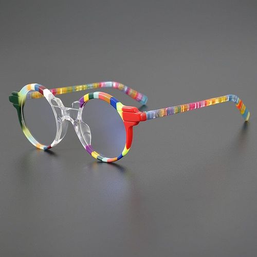 Talon Acetate Round Eyeglasses Frames