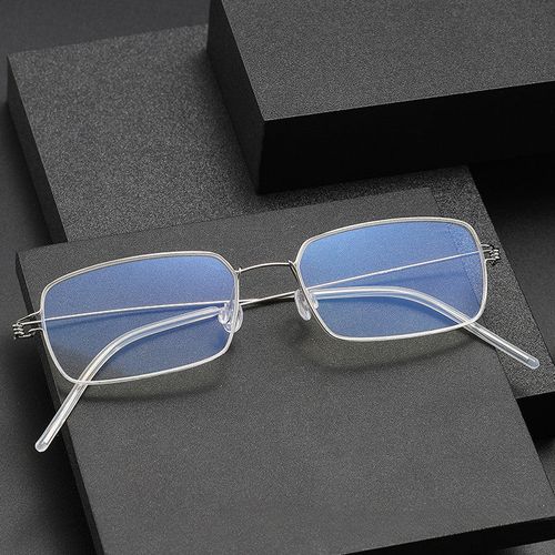 Retro Titanium Square Glasses Frame TIM