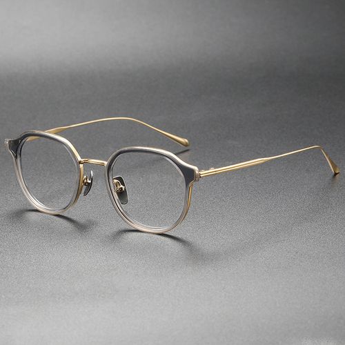 Titanium Geometric Glasses Frame TANGO