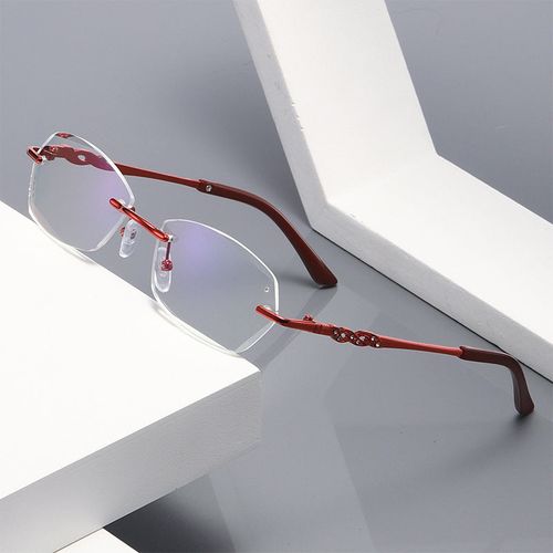 WOMEN'S ANTI-BLUE LIGHT RIMLESS PRESBYOPIA GLASSES