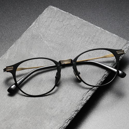 Xander Retro Oval Titanium Ultra-Light Glasses Frame