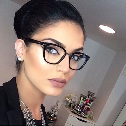 Womens Sexy Vintage UV400 Spectacle Square Glasses