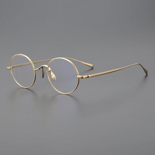 Balen Vintage Round Titanium Eyeglasses Frame