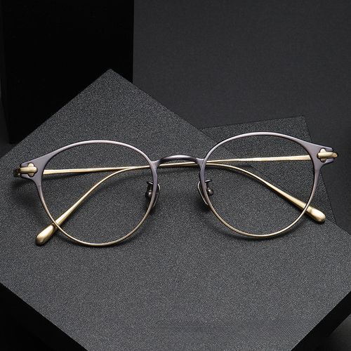 Titanium Vintage Oval Eyeglasses Frames respect-dome