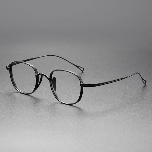 Sora Titanium Vintage Round Eyeglasses Frames SM8016