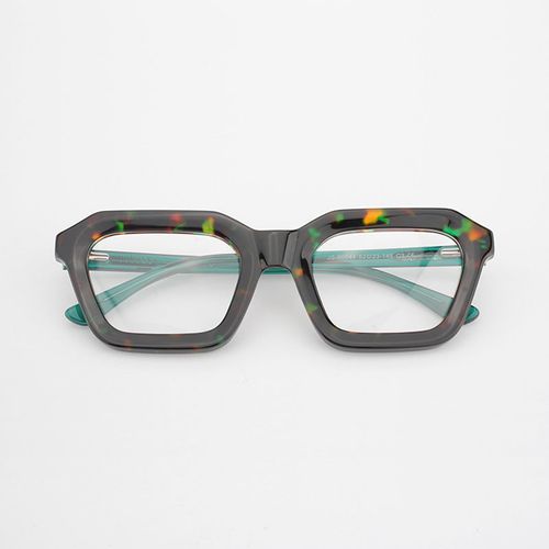 Retro frame plate glasses 60044