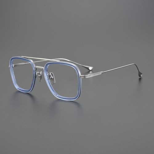 Titanium Aviator Square Glasses Frames SC001