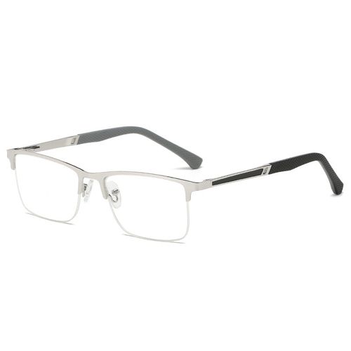 MEN'S RETRO HALF-FRAME ANTI-BLUE LIGHT READING GLASSES