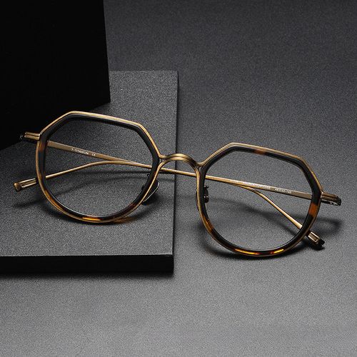 Orion Titanium Geometric Glasses Frame