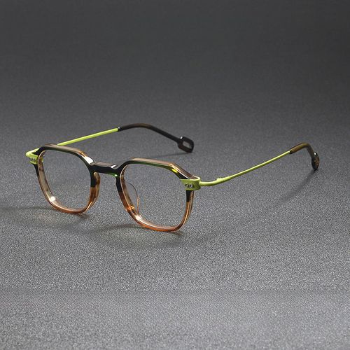 Acetate Geometric Glasses Frame BY AEV-007