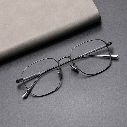 Retro Titanium Square Glasses Frame ST LOEWY