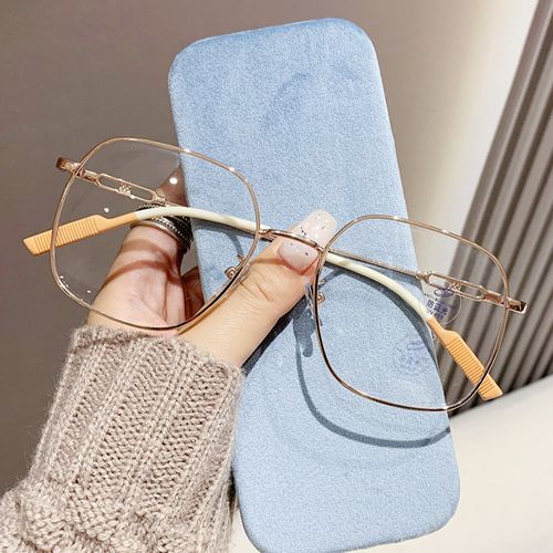 Fashion Metal Square Glasses