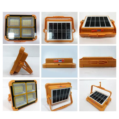 PortableLED Emergency Work Light with Smart Solar Floodlight for Work, Fishing, and Camping
